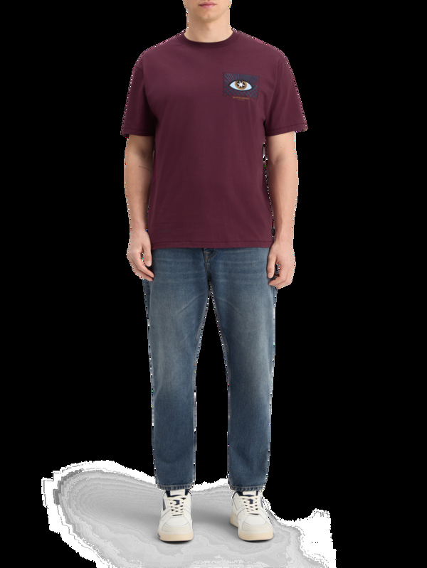 maison scotch ELEVATED ARTWORK T-SHIRT