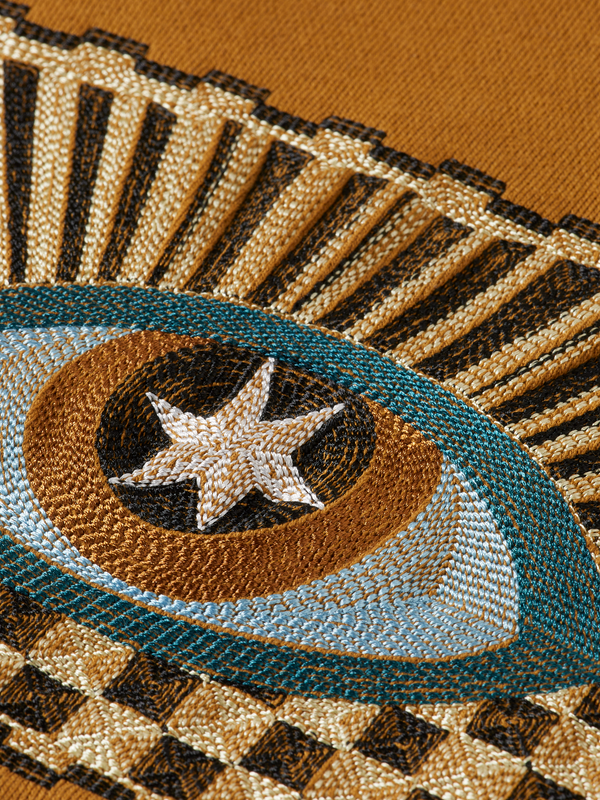 Maison Scotch EMBROIDERED ARTWORK HOODIE