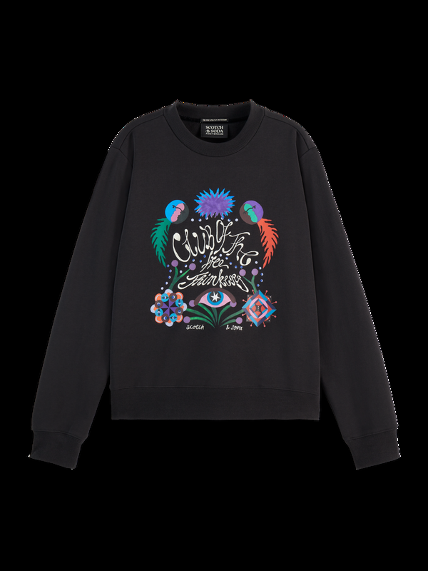 Maison Scotch EMBROIDERED REGULAR FIT SWEATSHIRT