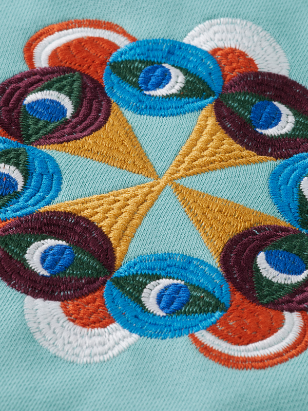 Maison Scotch EMBROIDERY ARTWORK HOODIE