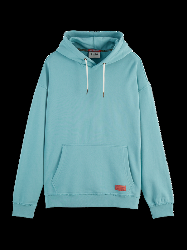 maison scotch EMBROIDERY ARTWORK HOODIE