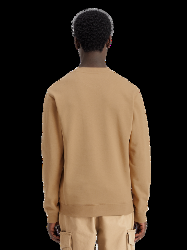 Maison Scotch Essentiële Badge-crew-sweatshirt