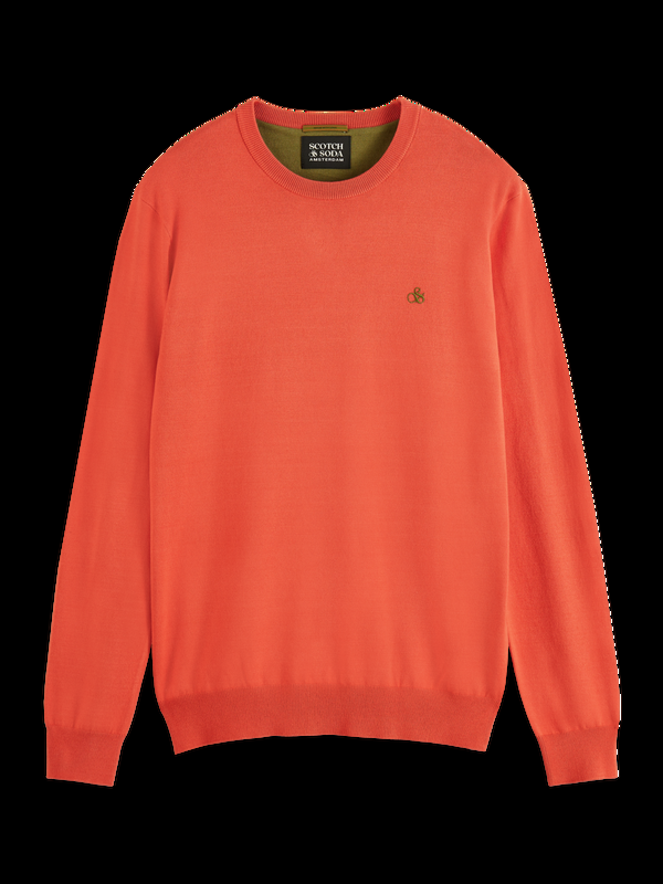 Maison Scotch Essentiële Trui Met Ronde Hals