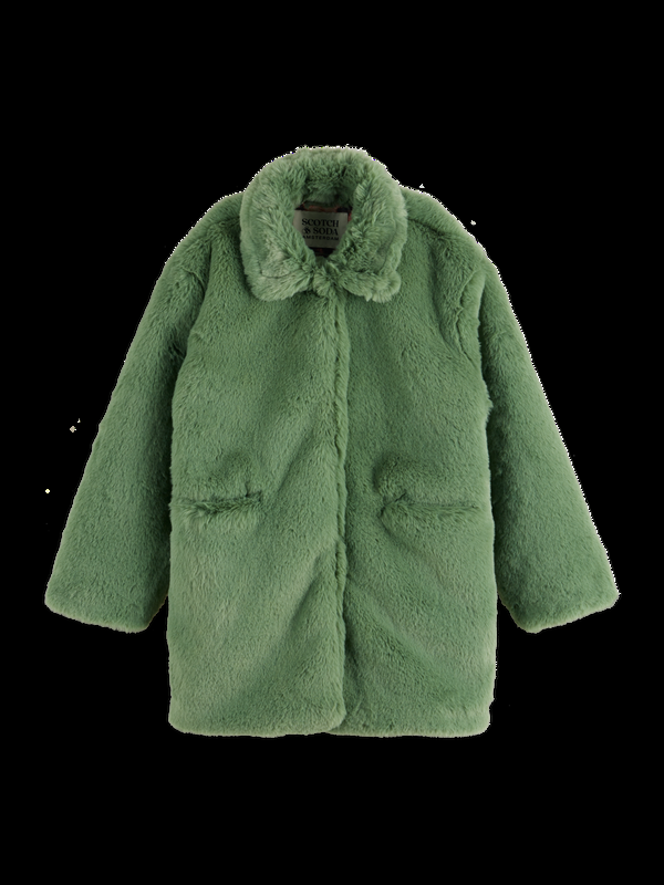 maison scotch FAUX FUR COAT