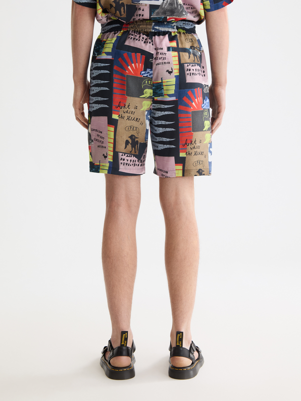 Maison Scotch Fave Printed Bermuda Shorts
