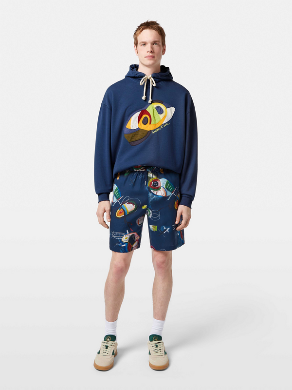 maison scotch Fave Printed Bermuda Shorts