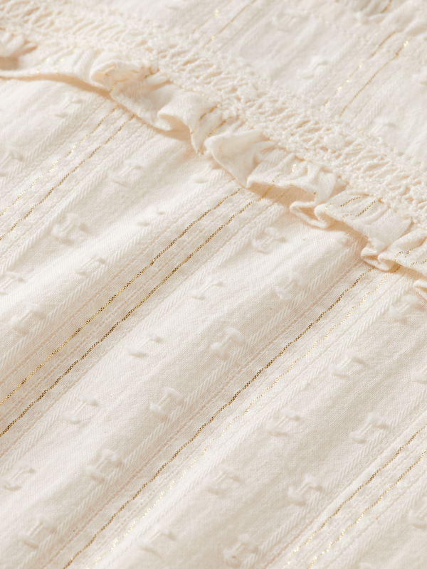 Maison Scotch FESTIVE LUREX CLIP JACQUARD TOP