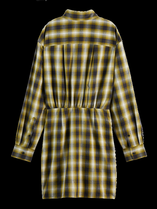 Maison Scotch FLANNEL MINI WRAP DRESS