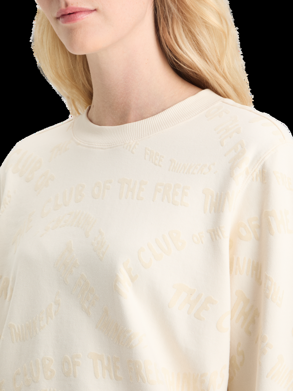 Maison Scotch FLOCK AOP REGULAR FIT SWEATSHIRT