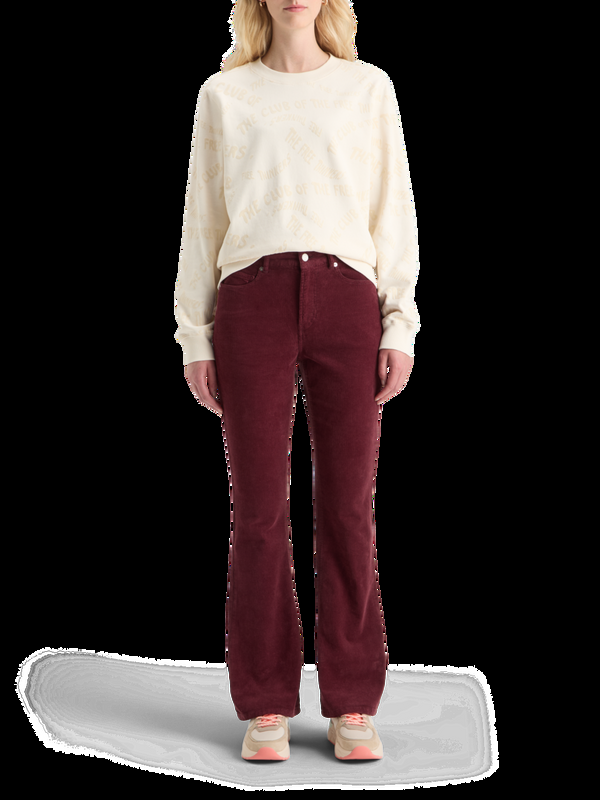 maison scotch FLOCK AOP REGULAR FIT SWEATSHIRT