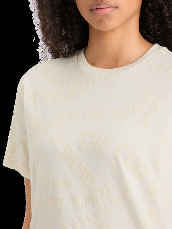 Maison Scotch FLOCK AOP REGULAR FIT T-SHIRT