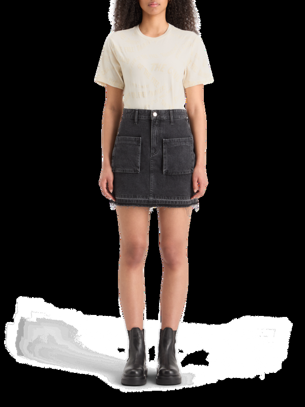 maison scotch FLOCK AOP REGULAR FIT T-SHIRT