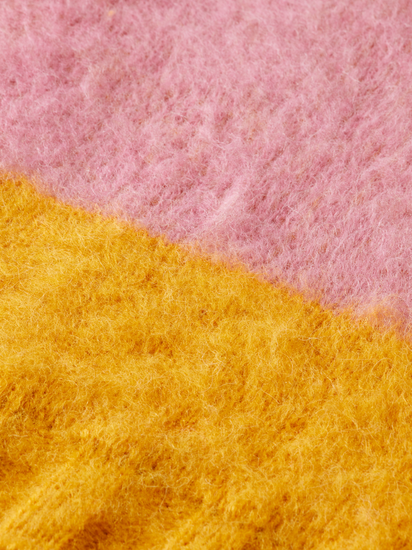 Maison Scotch FLUFFY COLOUR BLOCK PULLOVER