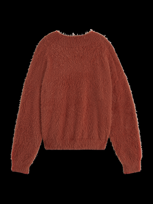 Maison Scotch FLUFFY V-NECK RELAXED PULLOVER
