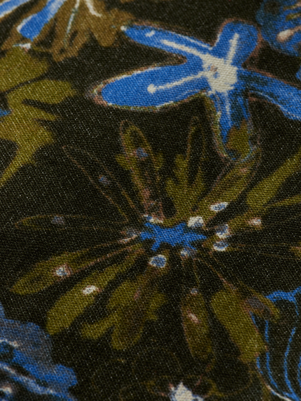 Maison Scotch Fluwelen Truckerjack Met Print