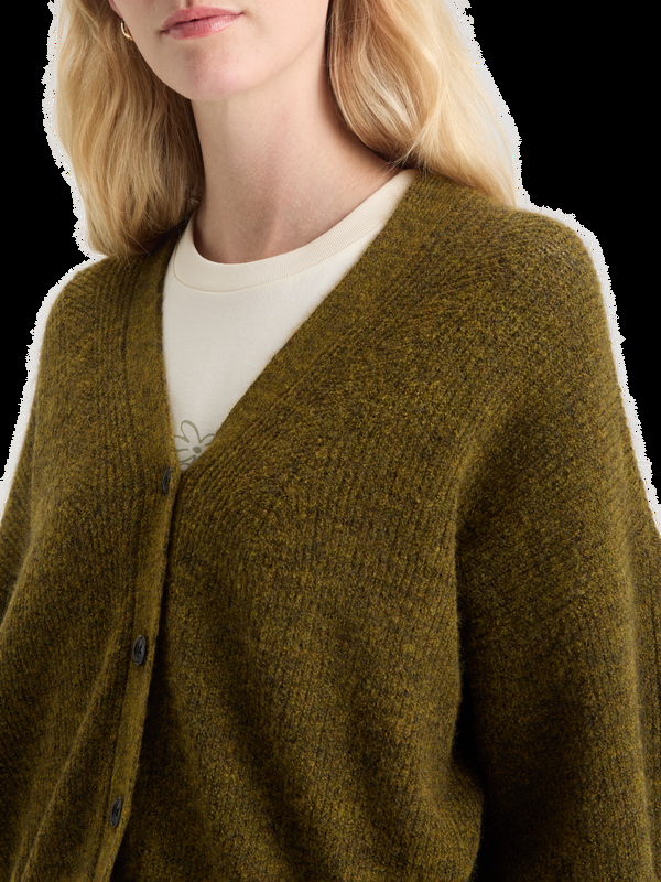 Maison Scotch FUZZY RELAXED CARDIGAN