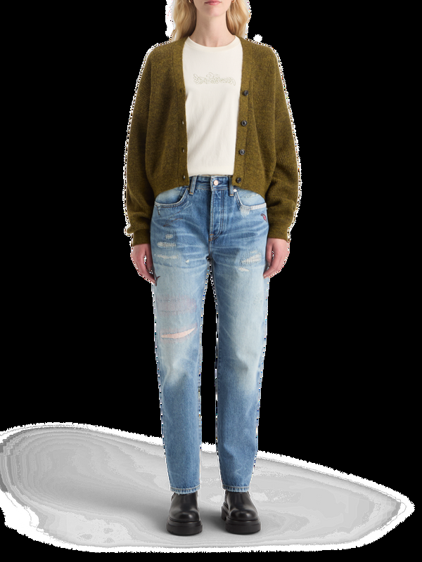 maison scotch FUZZY RELAXED CARDIGAN