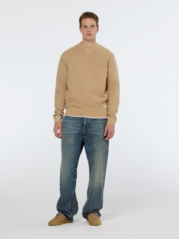 Maison Scotch Garment Dye Structured Sweatshirt