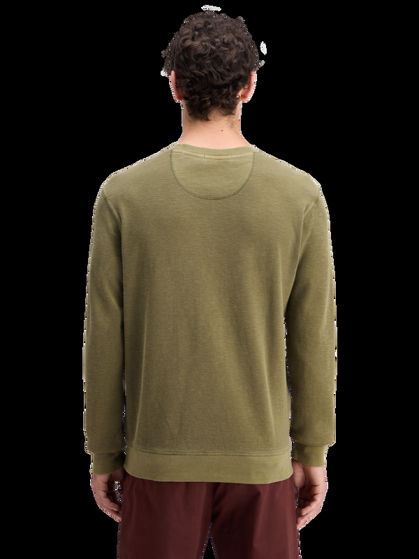 Maison Scotch GARMENT DYED STRUCTURED SWEATSHIRT