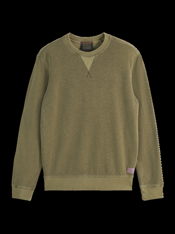 Maison Scotch GARMENT DYED STRUCTURED SWEATSHIRT