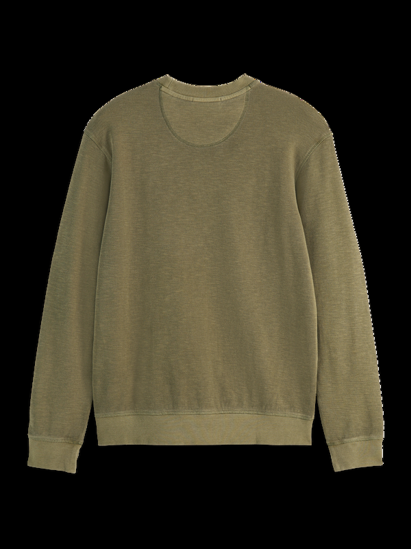 Maison Scotch GARMENT DYED STRUCTURED SWEATSHIRT