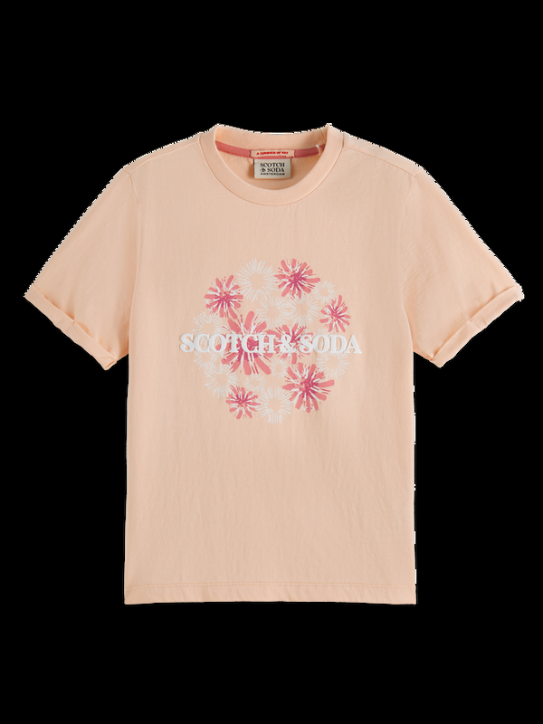 maison scotch Garment-Dyed T-Shirt