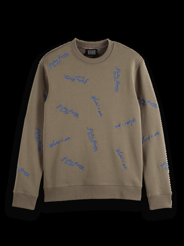 Maison Scotch Geborduurd Sweatshirt