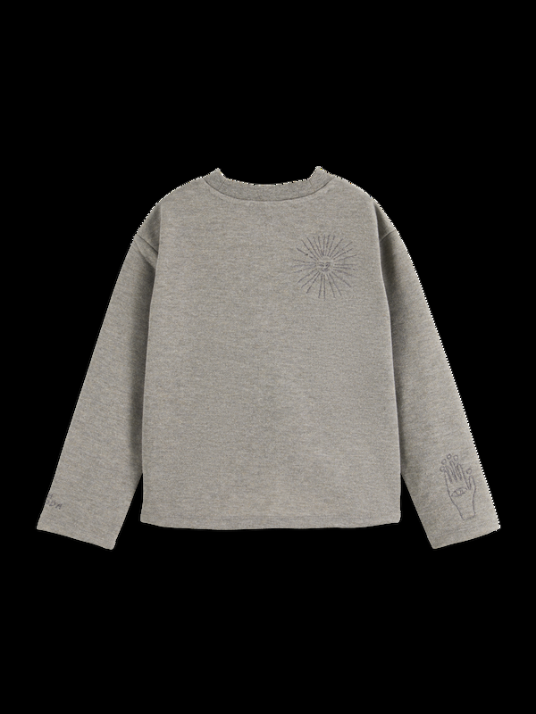 Maison Scotch GLITTER FASHION FIT CREWNECK