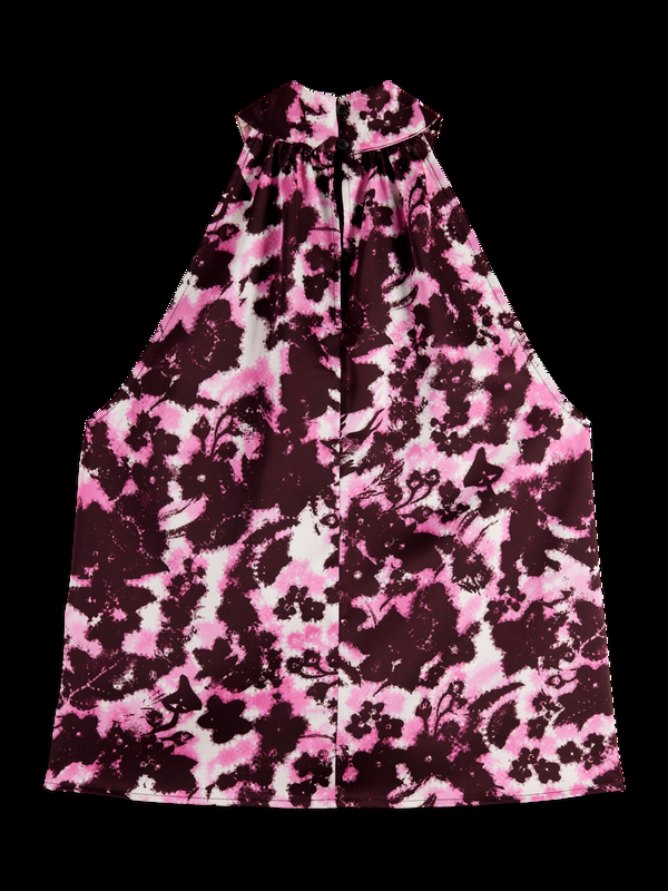 Maison Scotch HALTER TOP WITH BOW DETAIL