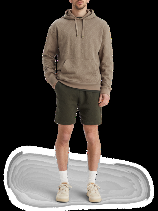 maison scotch Hoodie van jacquardstof