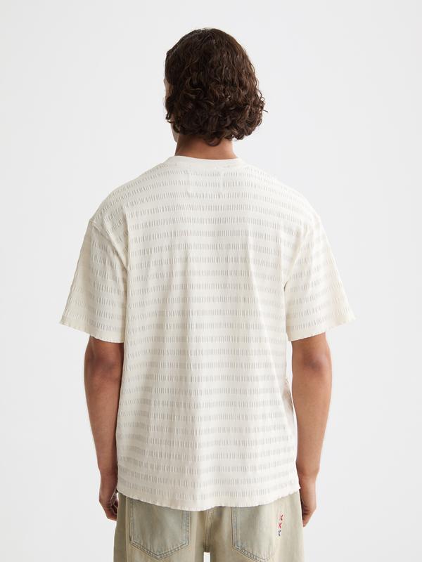 Maison Scotch Horizonal Textured T-shirt