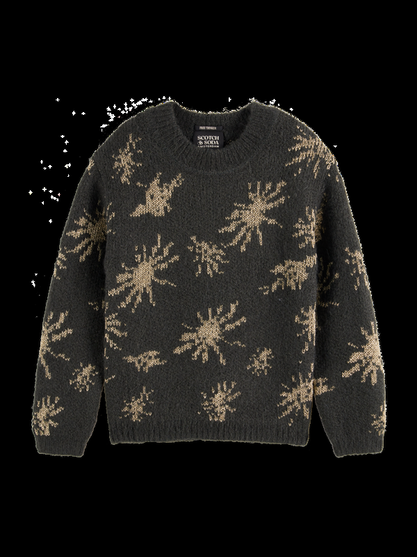 maison scotch INTARSIA PULLOVER