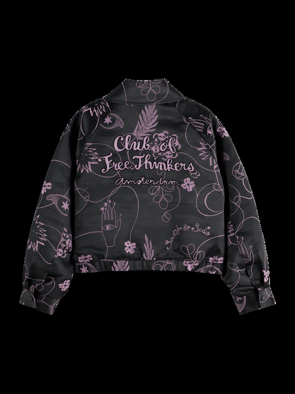 Maison Scotch JACQUARD BOMBER JACKET