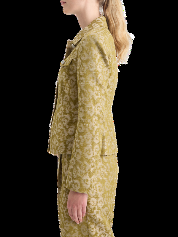 Maison Scotch JACQUARD FITTED TRUCKER BLAZER