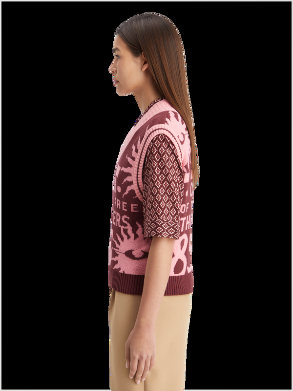 Maison Scotch Jacquard Gebreide Spencer