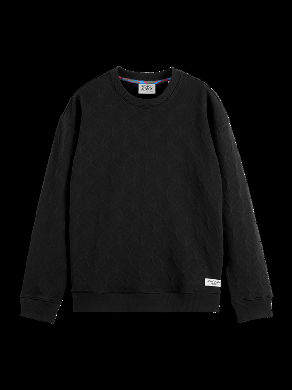 Maison Scotch Jacquard Regular Fit Sweatshirt