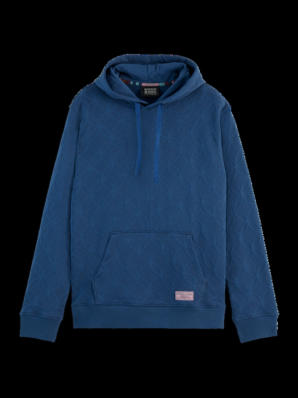 Maison Scotch JACQUARD TERRY HOODIE