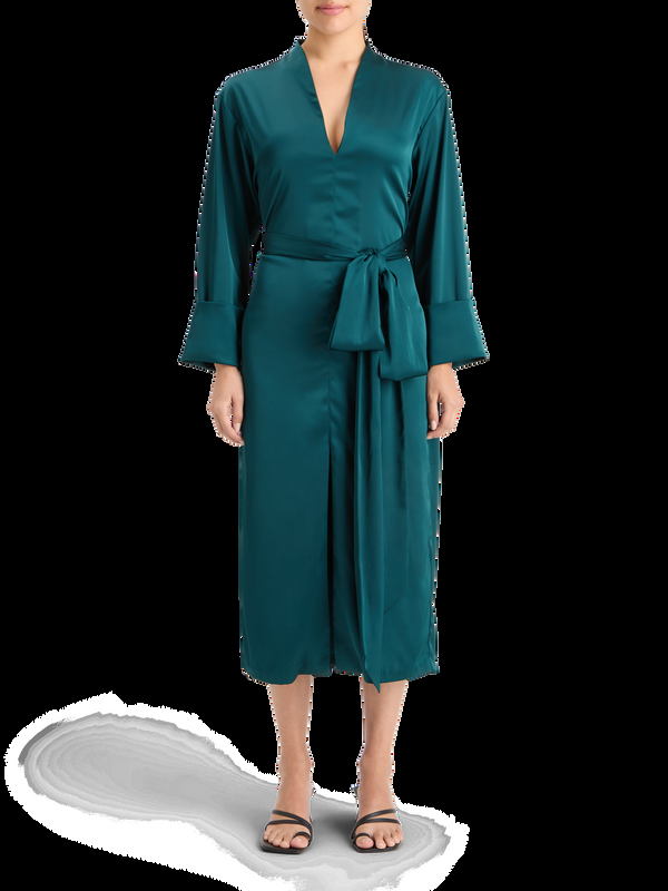 maison scotch KIMONO MIDI DRESS