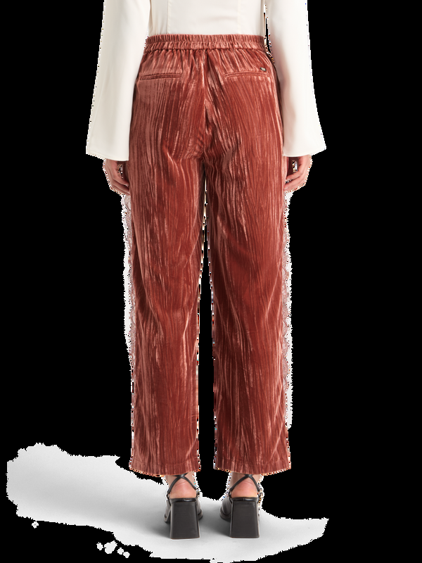 Maison Scotch LACE TRIMMED VELVET PANT