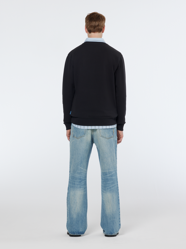 Maison Scotch Left Chest Artwork Sweatshirt