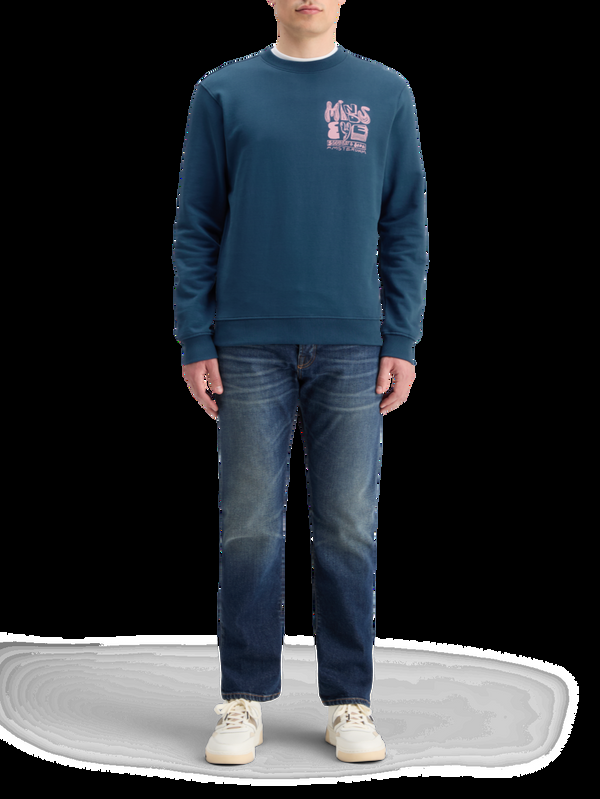 maison scotch LEFT CHEST ARTWORK SWEATSHIRT