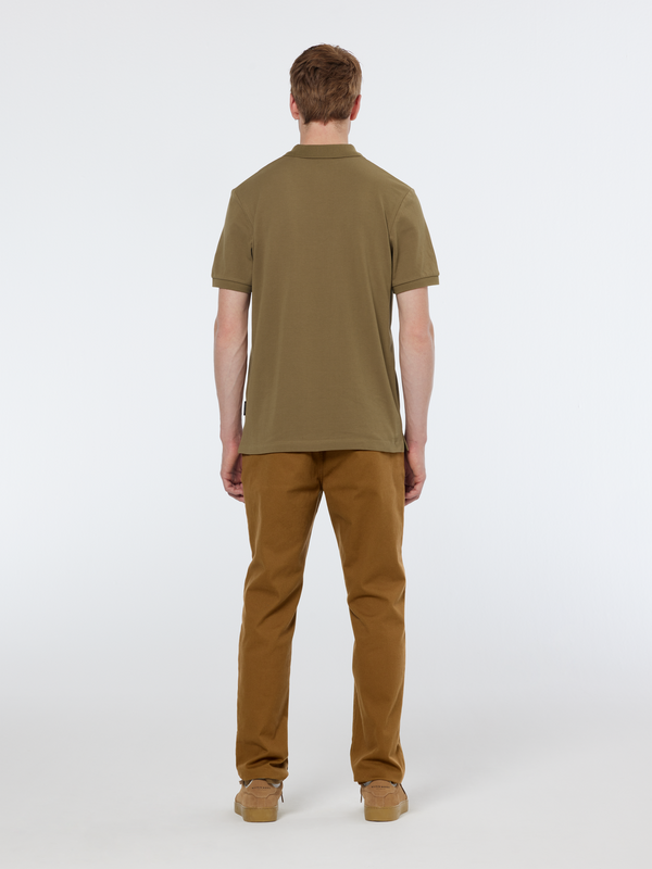 Maison Scotch Logo Pique Polo