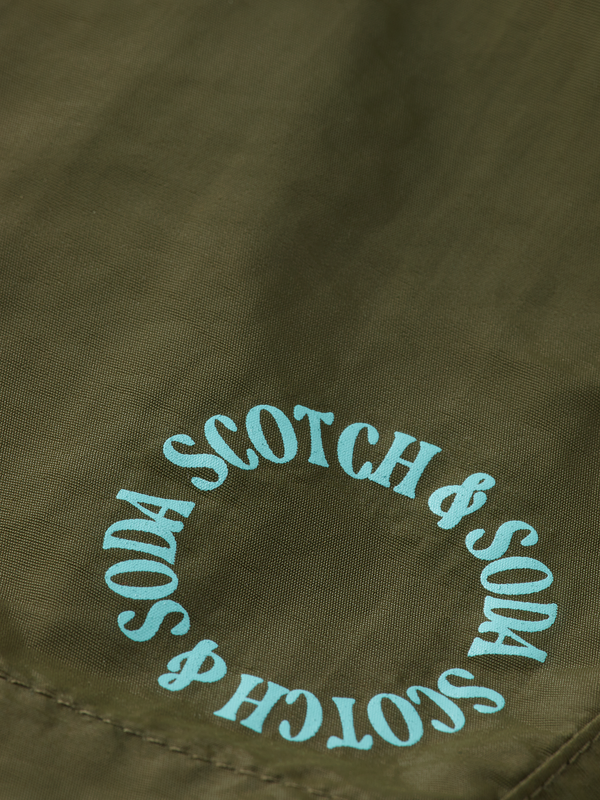 Maison Scotch Logo Swim Shorts