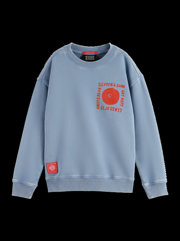 maison scotch Loose-fit artwork sweatshirt