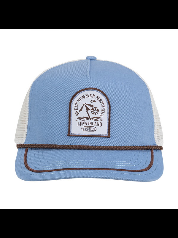 Maison Scotch LUNA ISLAND TRUCKER HAT