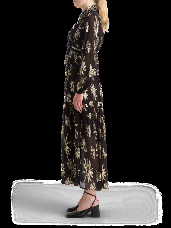 Maison Scotch LUREX FIL COUPE MAXI DRESS