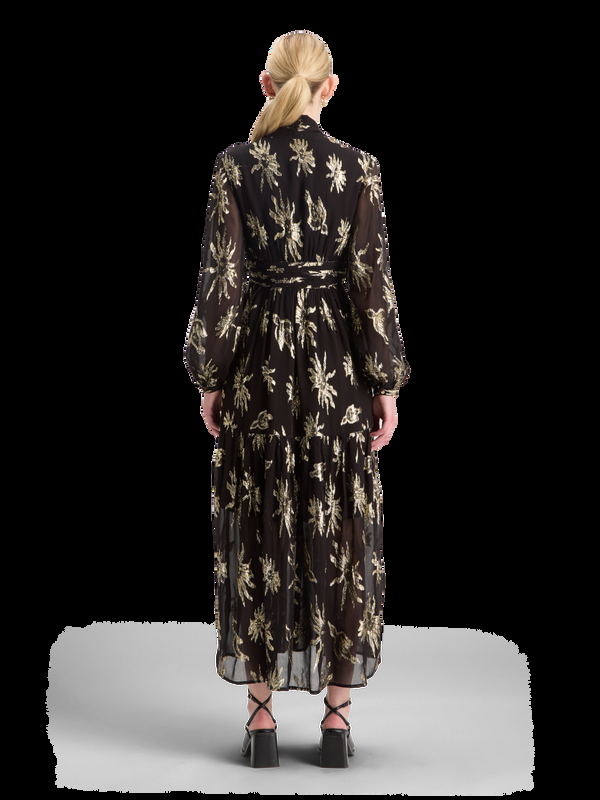 Maison Scotch LUREX FIL COUPE MAXI DRESS