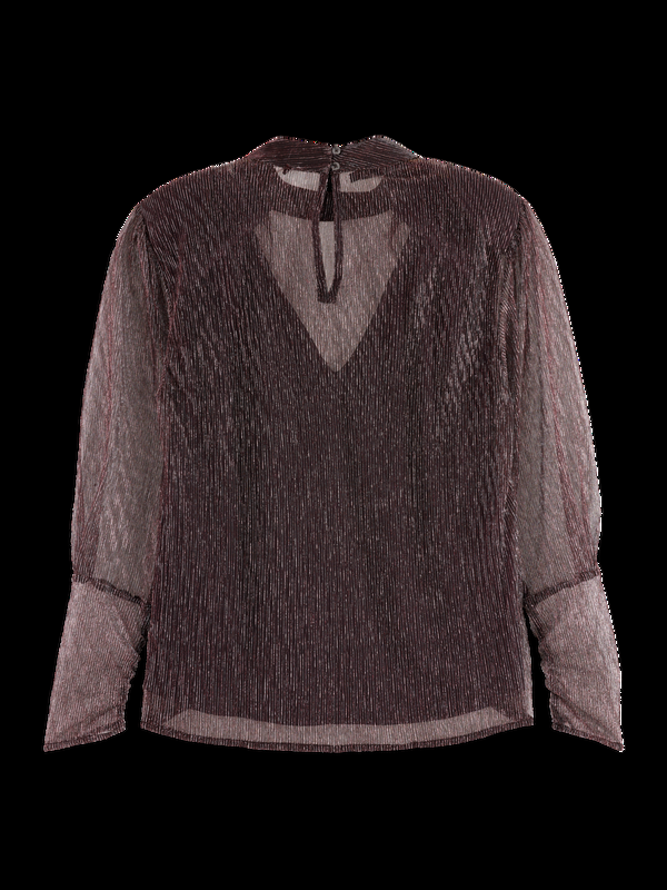 Maison Scotch LUREX HIGH NECK TOP