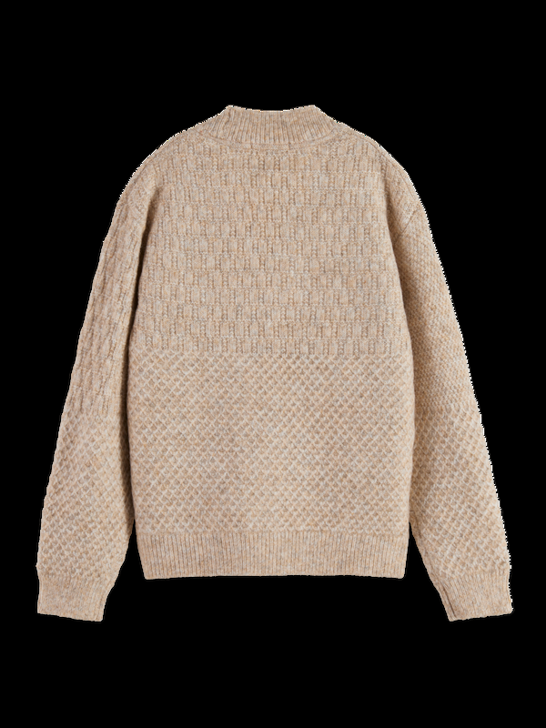 Maison Scotch MELANGE BLOCKED CARDIGAN