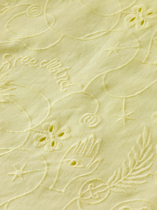 Maison Scotch MIDI DRESS WITH BRODERIE ANGLAISE